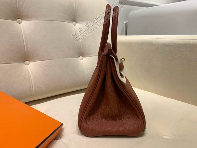 Hermes女包 愛馬仕Birkin Hermes鉑金包 togo小牛皮 半手工蠟線縫製 Hermes手提女包  am1886